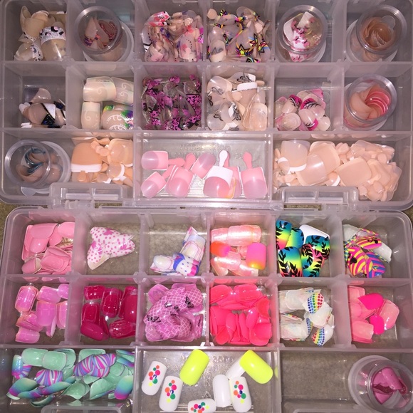 Other - Professional nail art kit artificial nails